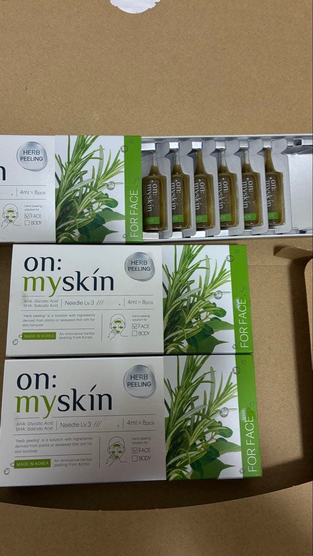 on:myskin ハーフピーリング　マスク