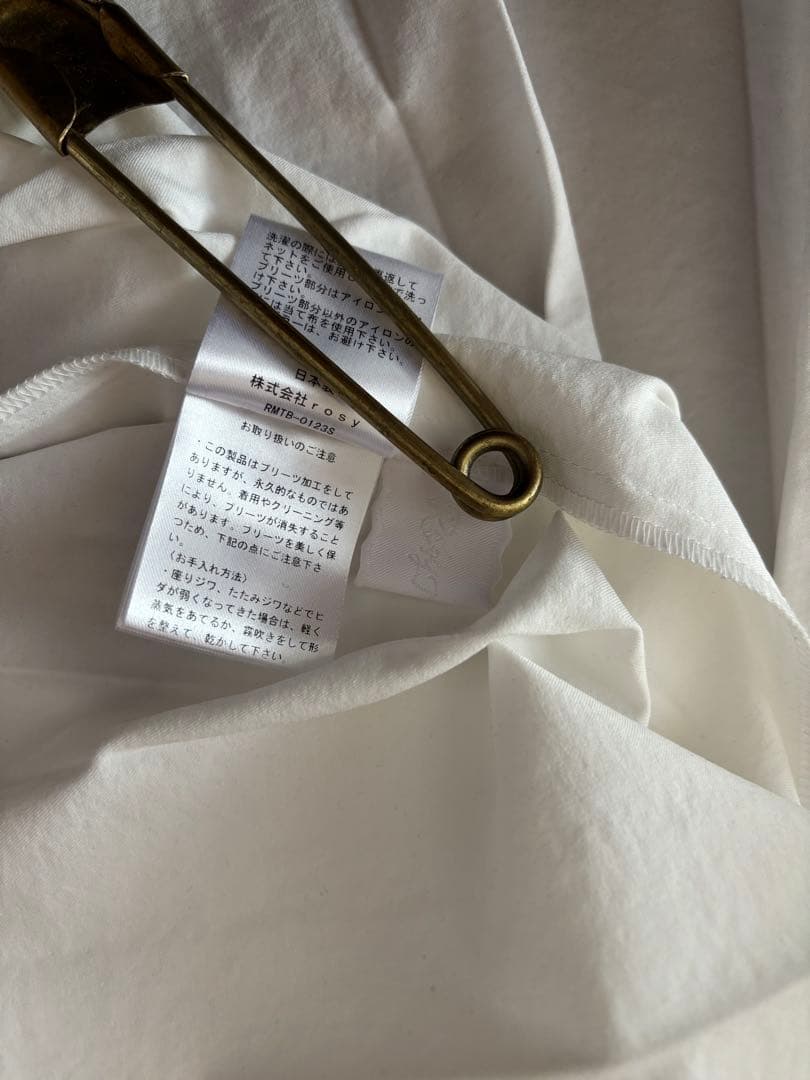 rosymonster ロージーモンスター ルミエールチュニックブラウス 白