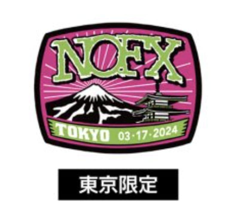 NOFX 東京限定 パッチ Patch PUNKSPRING パンスプ PUNKSPRING 2024