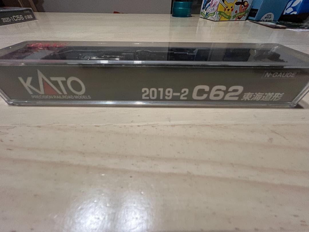 KATO　2019-2　C62　東海道形　極少走行有 C62 東海道形が中古ですが入線しました。KATO 2019-2 2010年ロット