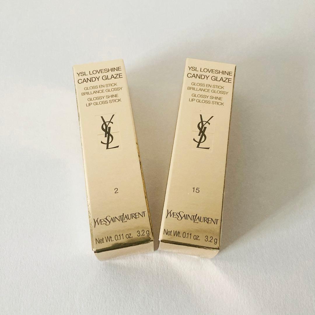 イヴサンローラン ラブシャイン キャンディグレーズ 2本セット YSL ラブシャイン キャンディグレーズ No.15 ショーケーシング ヌード