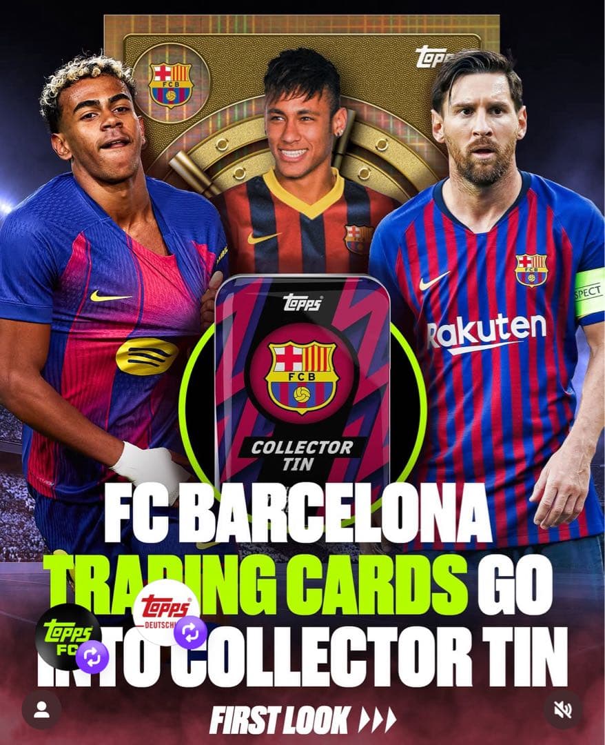 日本未発売 fcバルセロナ25-26 Topps トップス バルサ メッシ - メルカリ