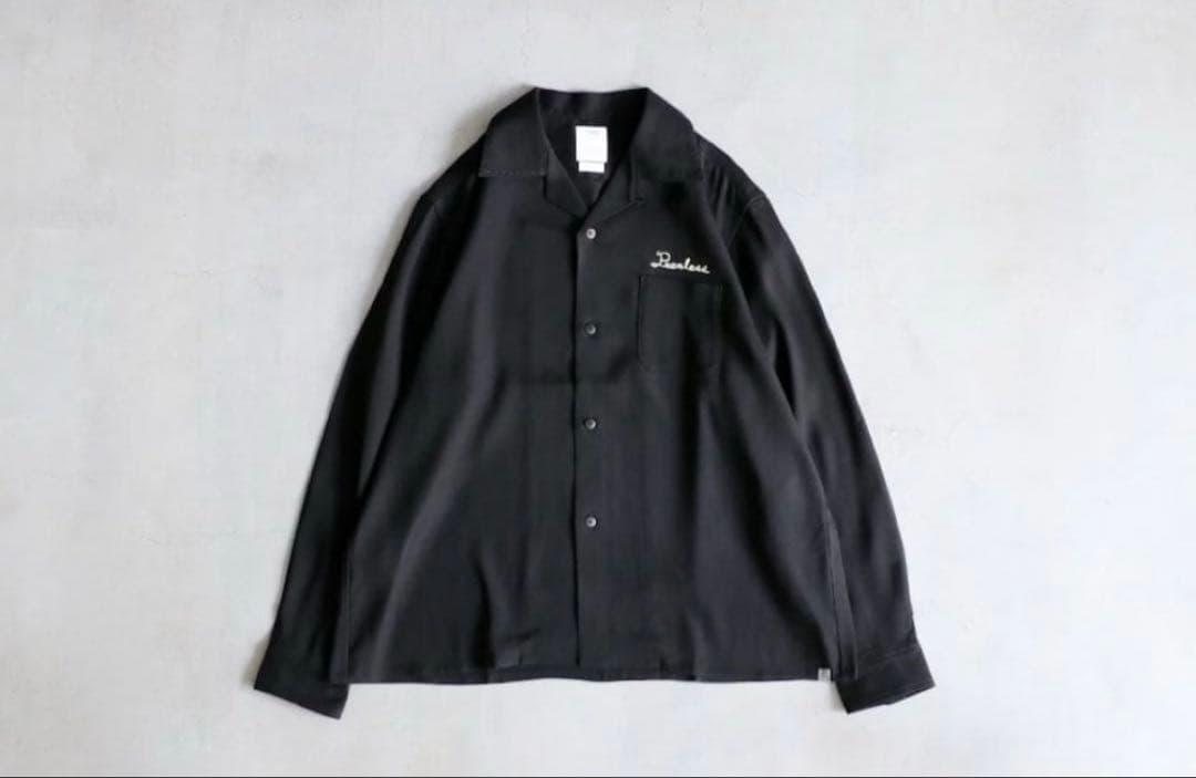 トップス visvim KEESEY SP SHIRT L/S black