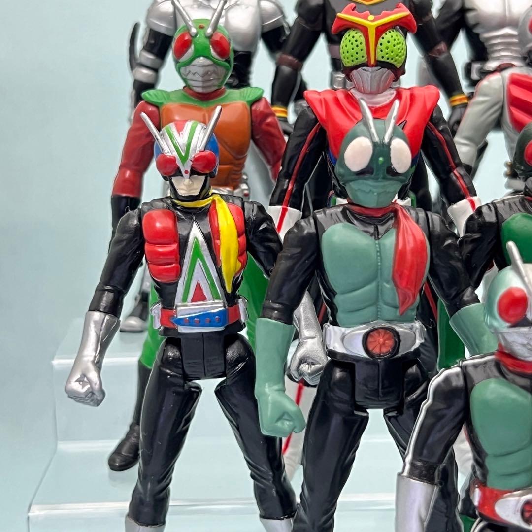 プライズ 仮面ライダー アクションフィギュアコレクション 13体○バラ