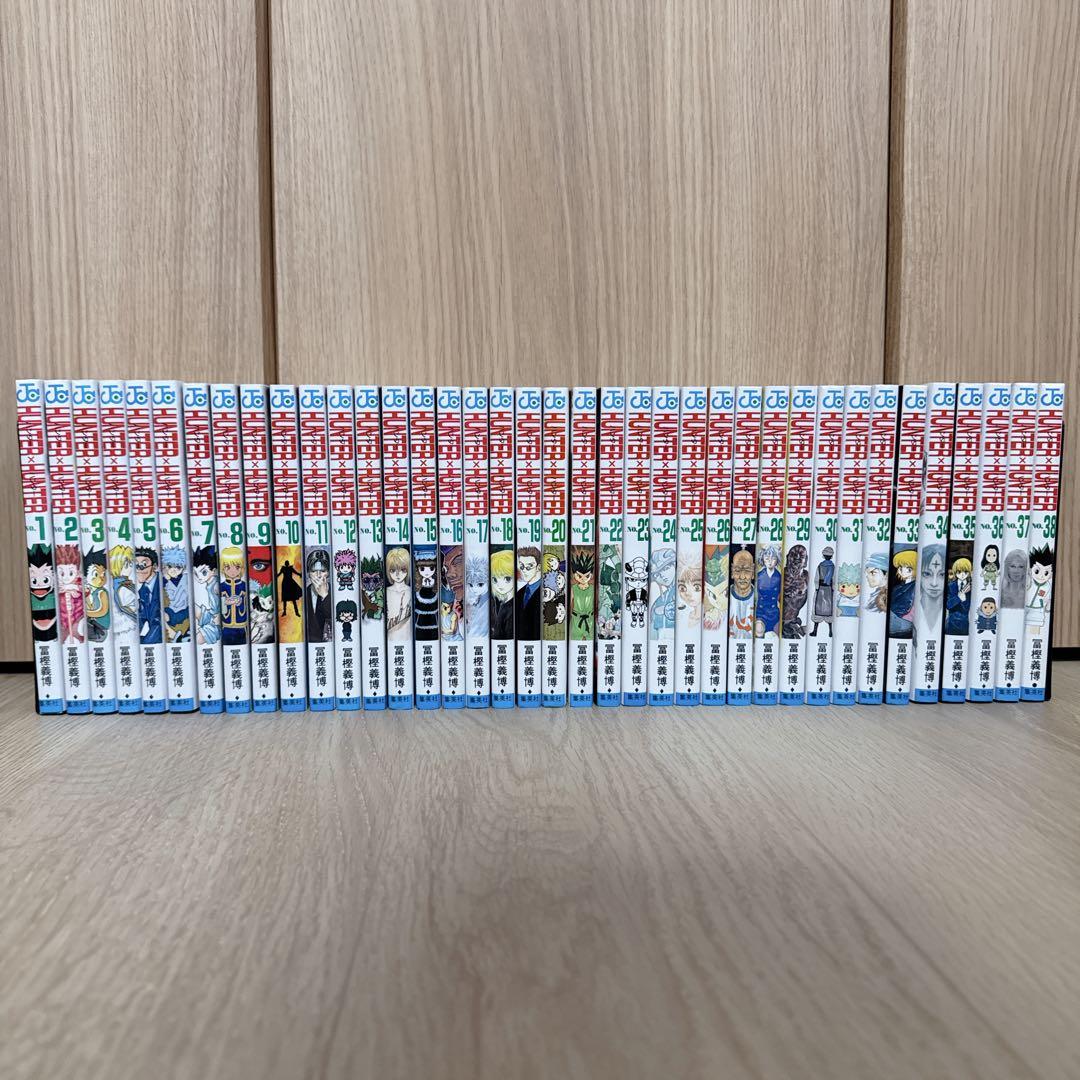 ✨良品 HUNTER×HUNTER 全巻セット1〜38巻 HUNTER×HUNTER ハンターハンター 全巻セット 1-38巻 - メルカリ