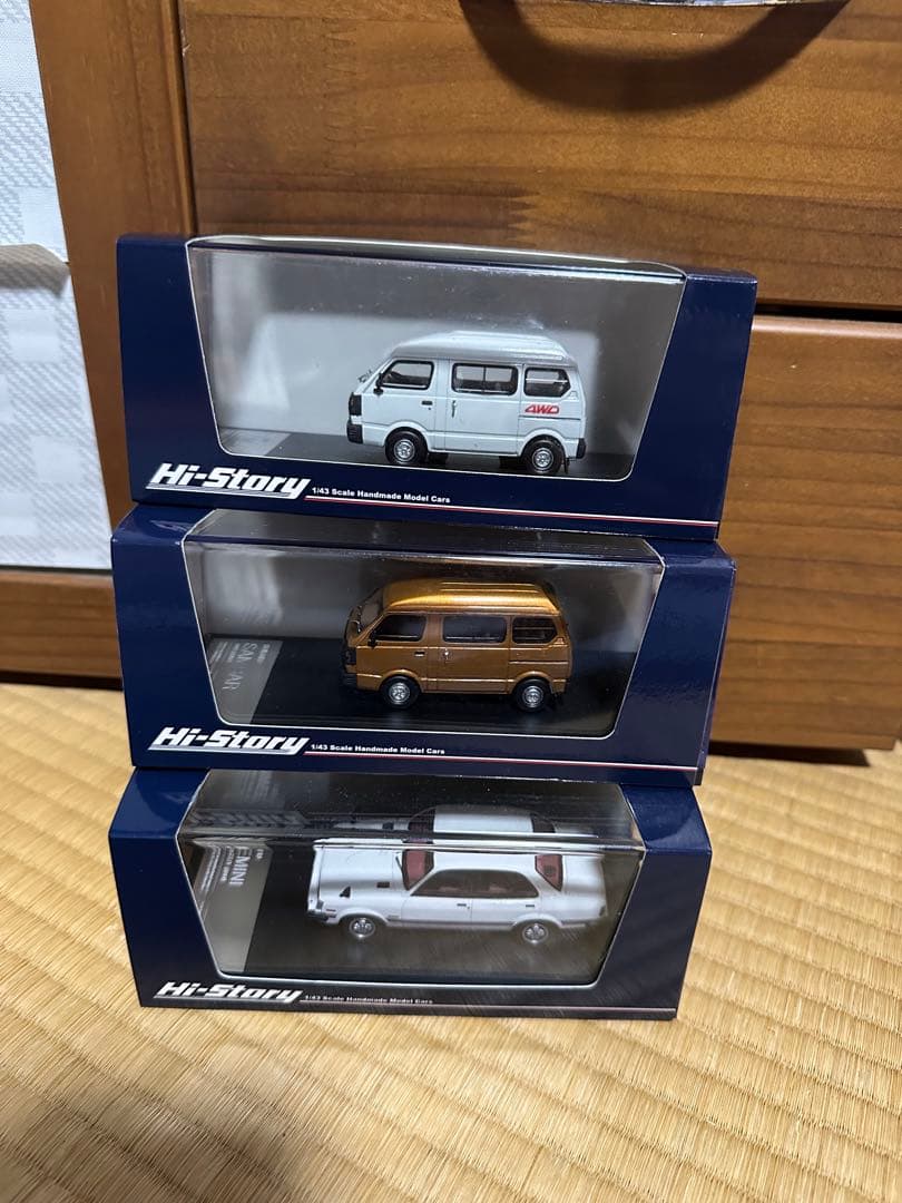 Hi-Story イスズ Gemini 1/43 3点セット Hi-Story 1/43 ISUZU GEMINI ZZ（1988）カスタマイズ ピュア・ホワイト