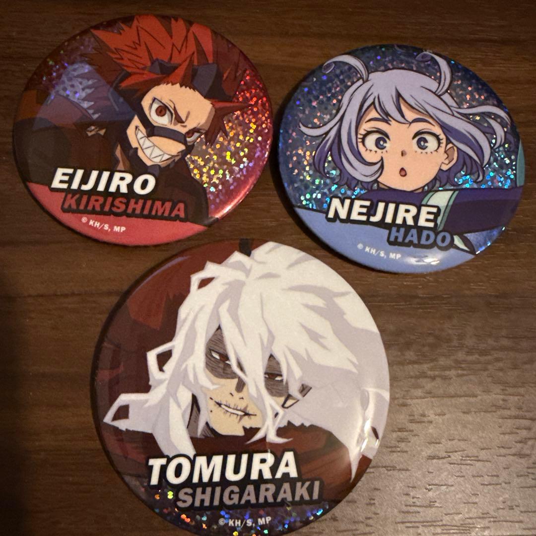 ヒロアカ ビッグ缶バッジ 死柄木、切島、波動 - メルカリ