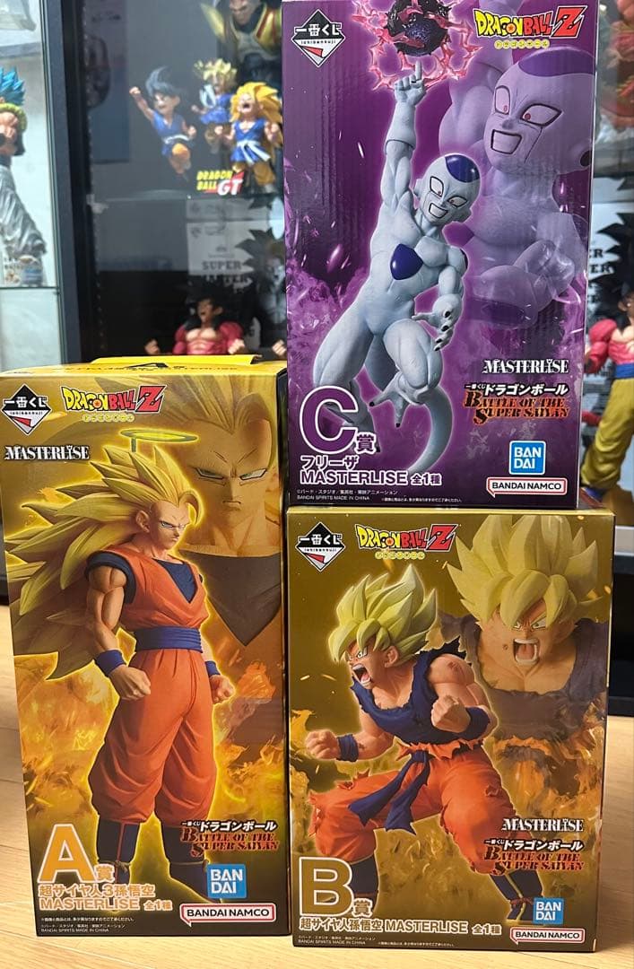 ドラゴンボールZ マスタライズフィギュアセット A B C 3点セット
