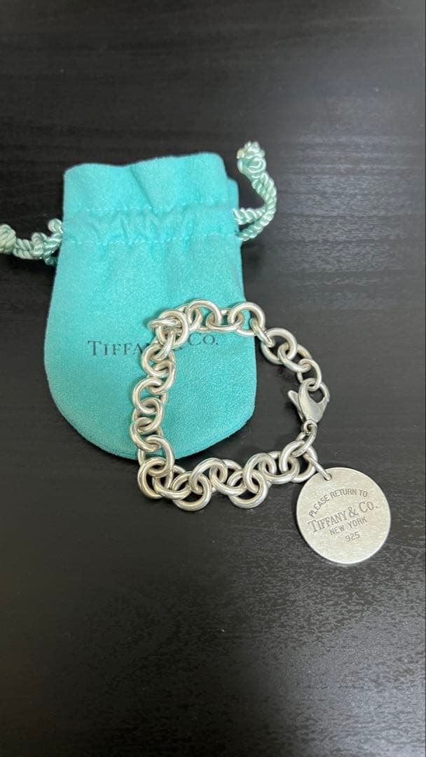 (最安値)値下げ⭕️リターントゥティファニーラウンドタグ ブレスレット 925