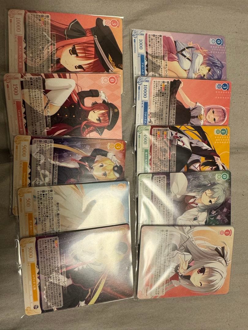 WS ヴァイスシュヴァルツロゼ　ゆずソフト　RR以下4コン　TD限3種4枚込み