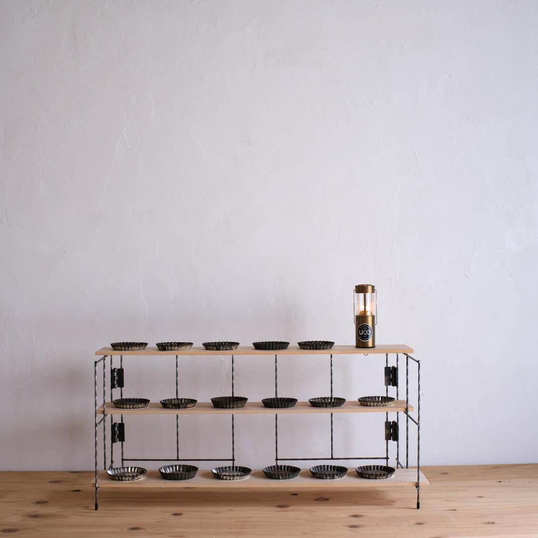 無骨な鉄脚2点1セットT 卓上アイアンイベント什器 ローボード - メルカリ