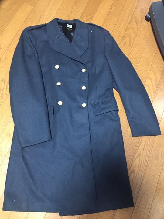 軍服　　ロングコート　紺色　ネイビー
