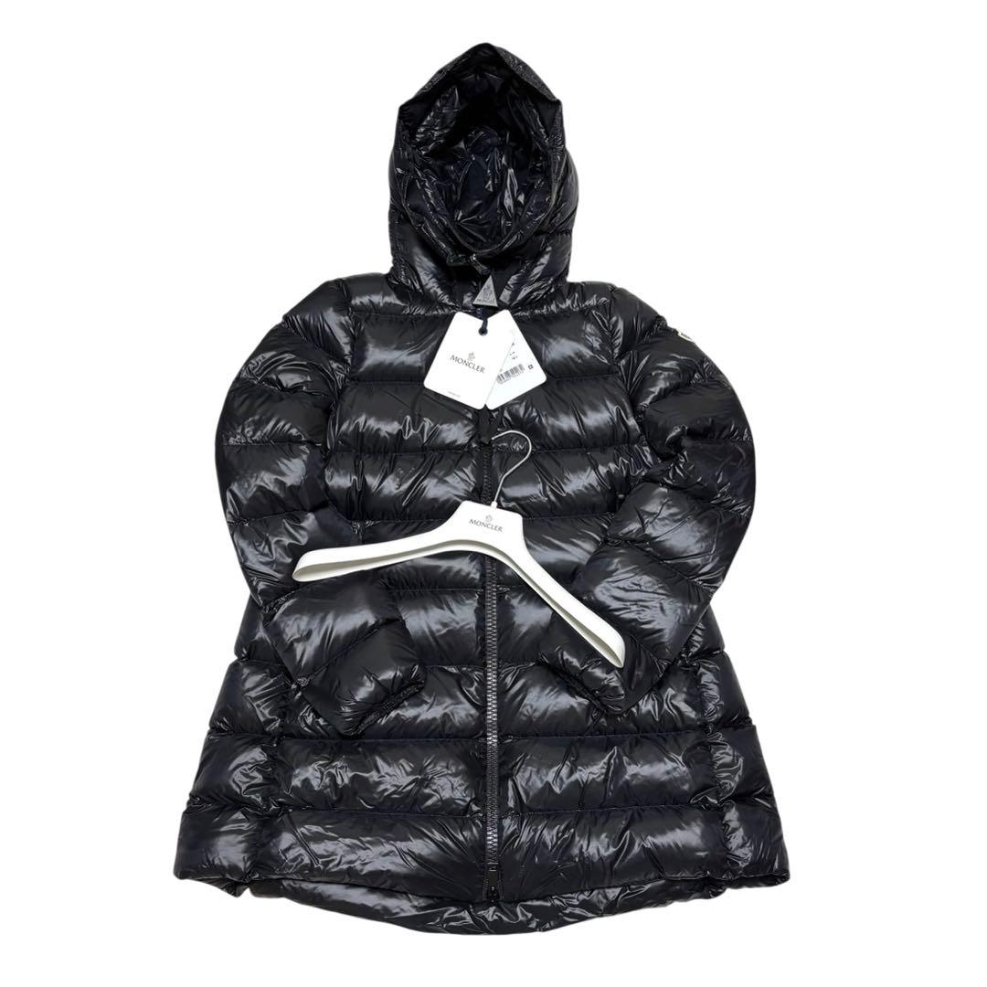 【新品同様】モンクレールSUYEN 超軽量ダウンコート ブラック サイズ1