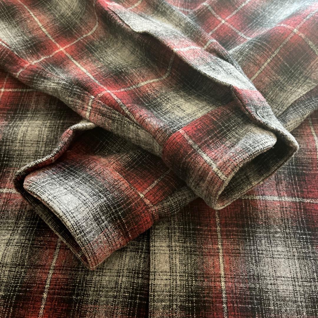 L*a様 -PENDLETON- open collar wool check