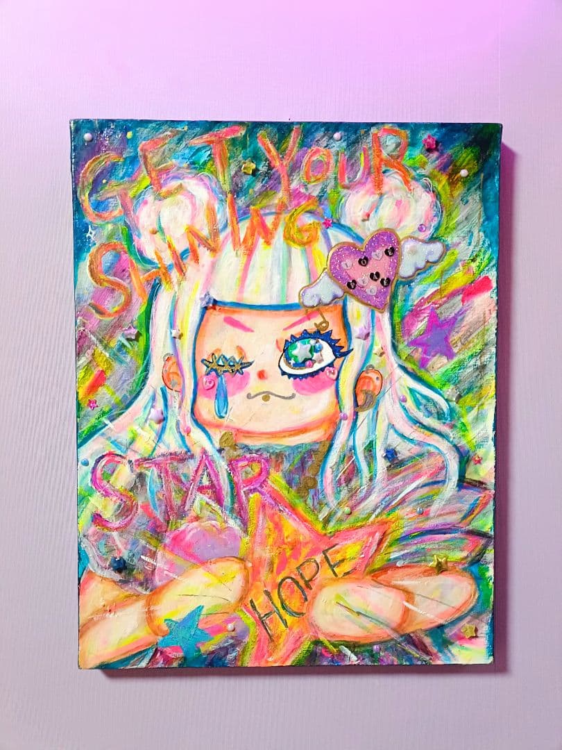 【一点物:イラストアート】★GET YOUR SHINING STAR★
