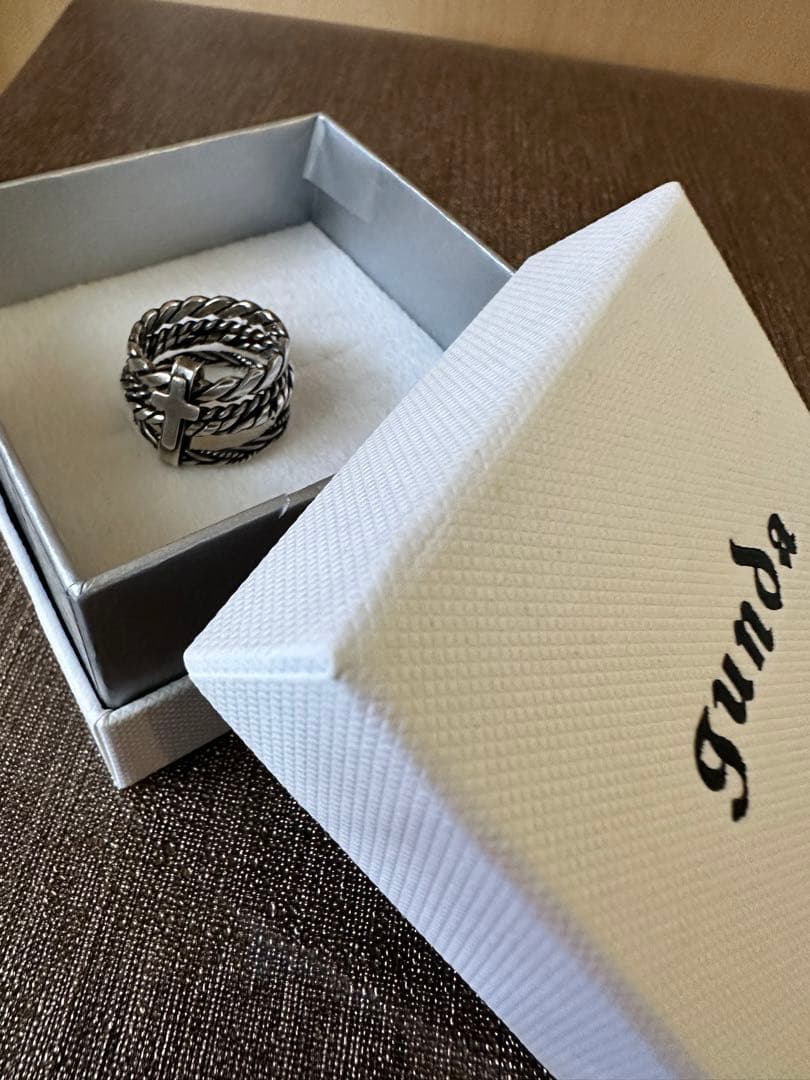 希少初販型 箱付き 美品 gunda ロザリー6 リング 12号 hyde着 - メルカリ