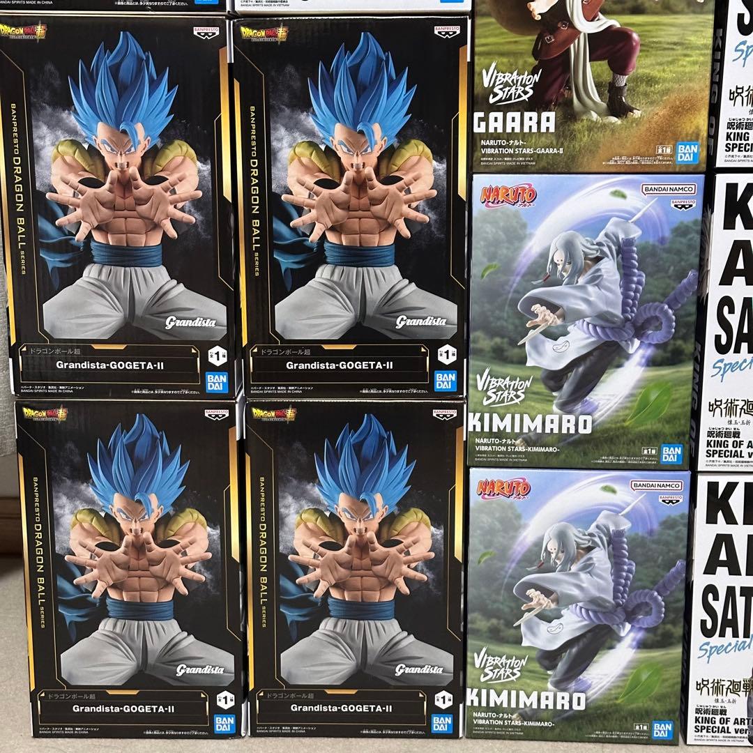 呪術廻戦 ドラゴンボール ワンピース ナルト フィギュア 24個セット