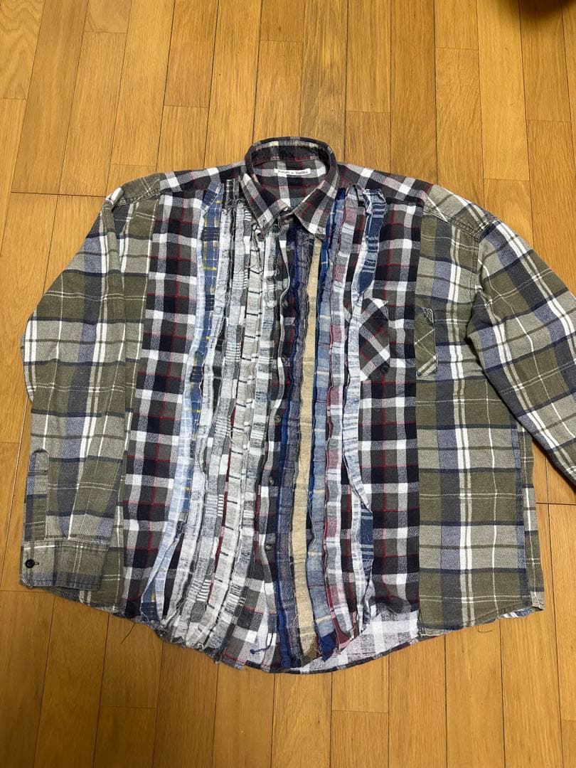 Rebuild by needles リメイク ネルシャツ ニードルズの新ライン「リビルド バイ ニードルズ」1点だけのリメイク