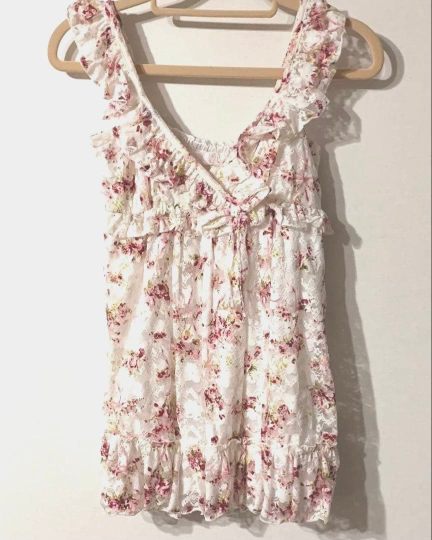 【新品・未使用】 LIZ LISA リズリサ キャミソール 花柄 リボン