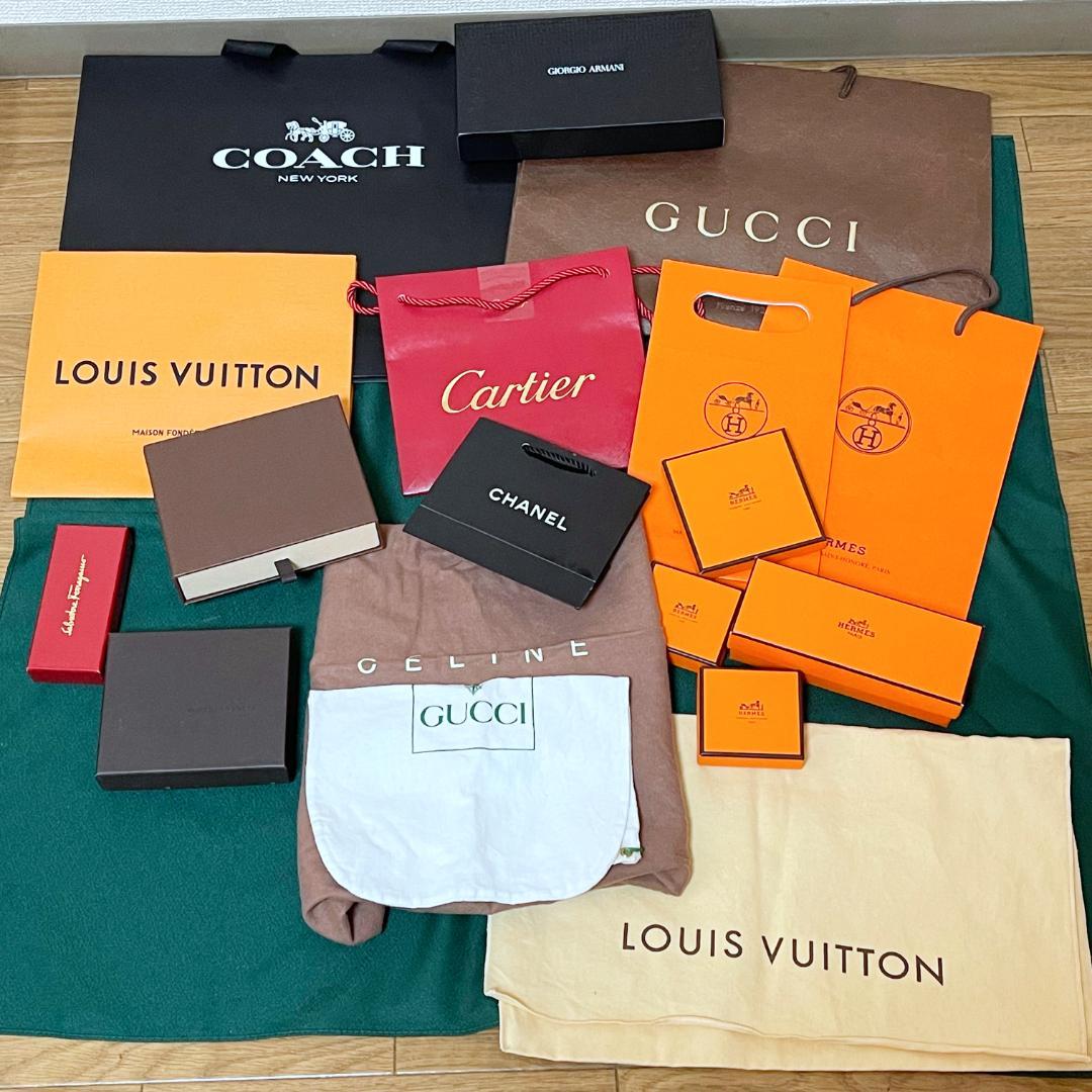 ハイブランド等 空箱/ショッパー まとめ売り 紙袋/保存袋 エルメスルイ