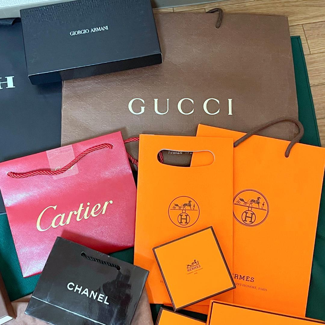 ハイブランド等 空箱/ショッパー まとめ売り 紙袋/保存袋 エルメスルイ