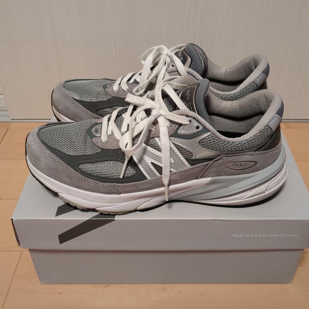 New Balance M990GL6 グレー スニーカー 27cm
