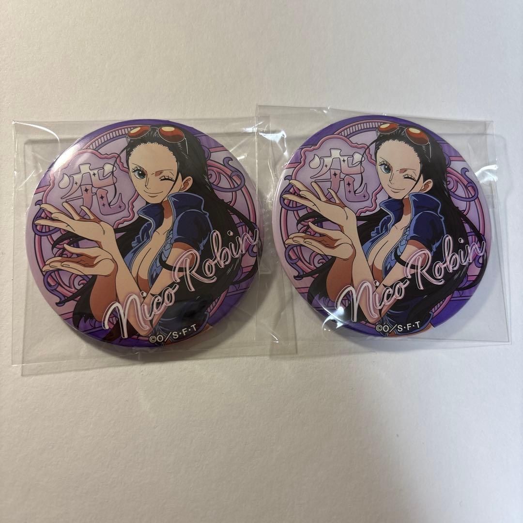 ワンピース 輩缶バッジ 第27弾 ロビン - メルカリ