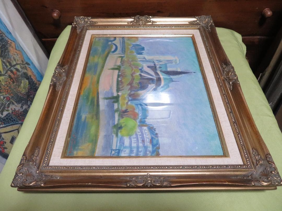 田中繁吉 「ノートルダム」 油彩F6号 創元会理事長 日展参与 - メルカリ