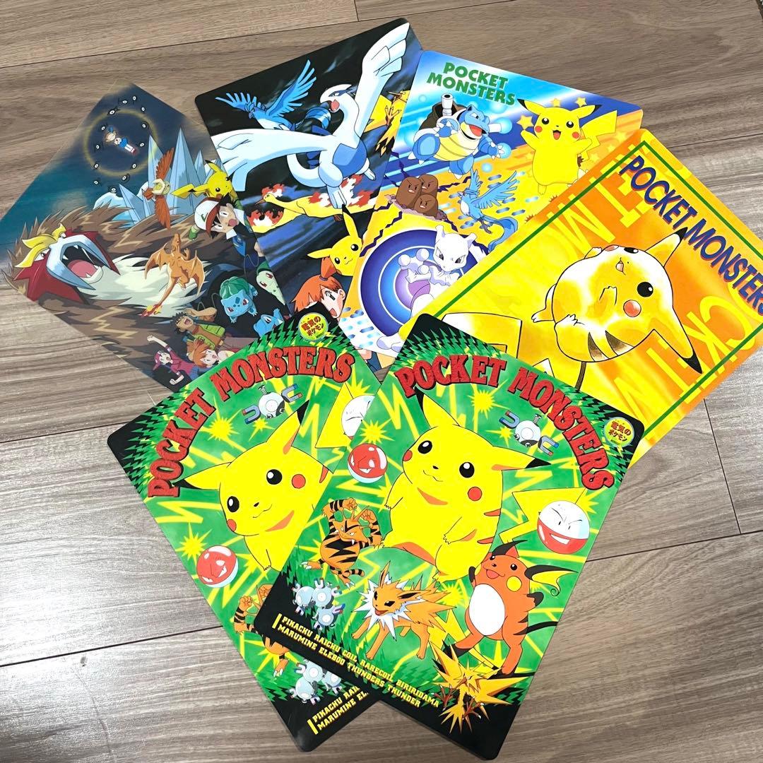 ポケモン 下敷き 6枚セット 初代 映画 - メルカリ