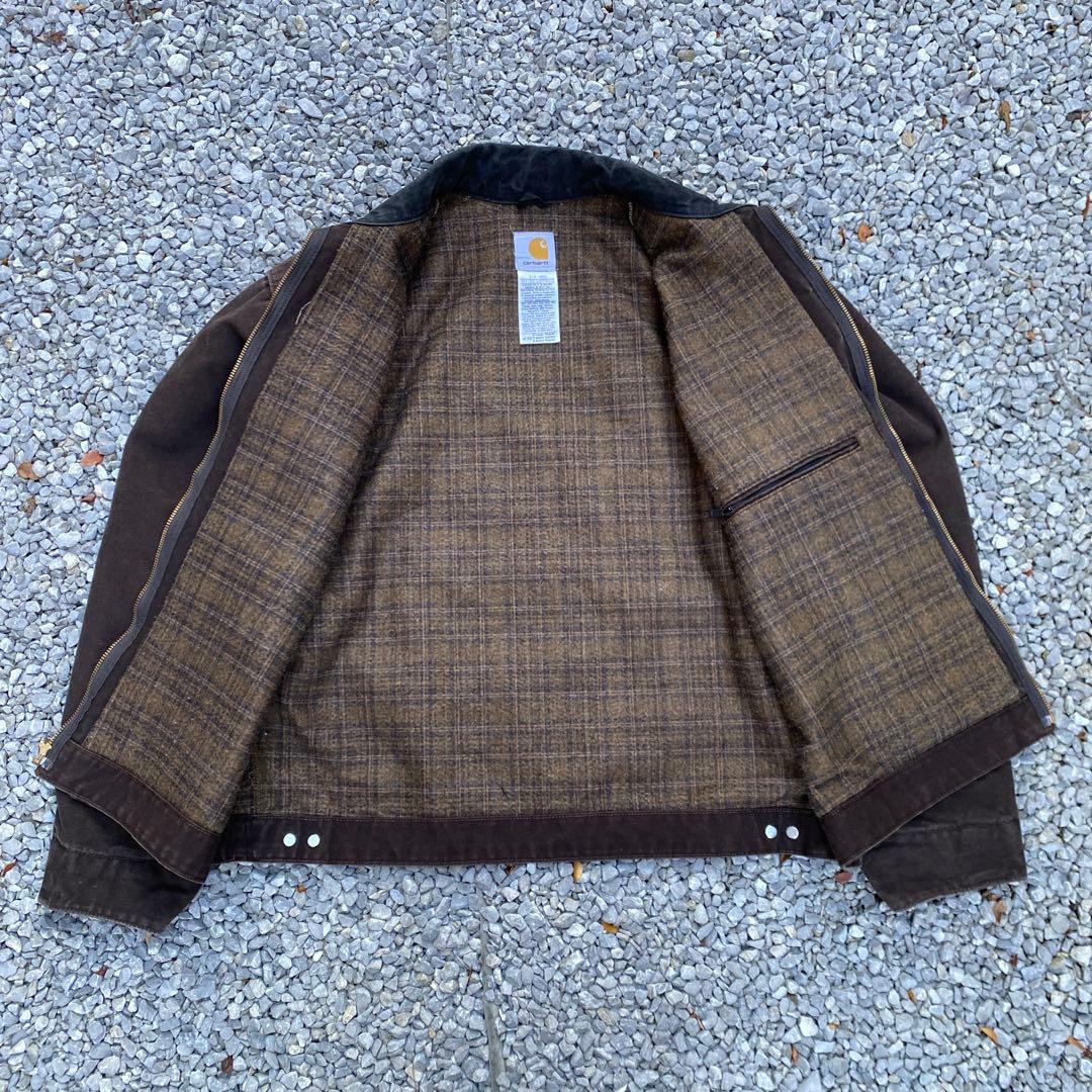 美品！ Carhartt カーハートデトロイトジャケット レアJ97 DKB短い