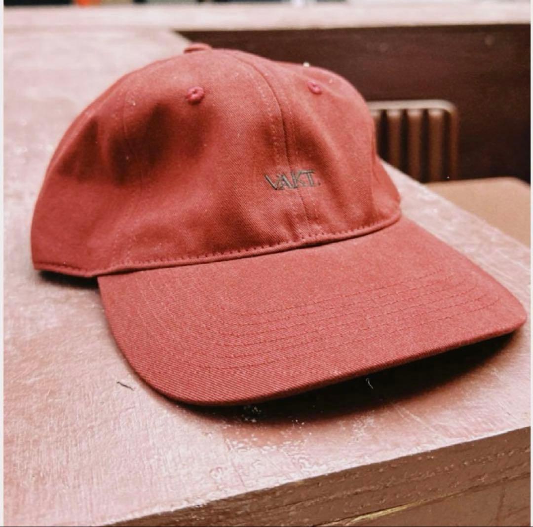 【美品】VAKT. CAP I ★BURGUNDY ベースボールキャップ