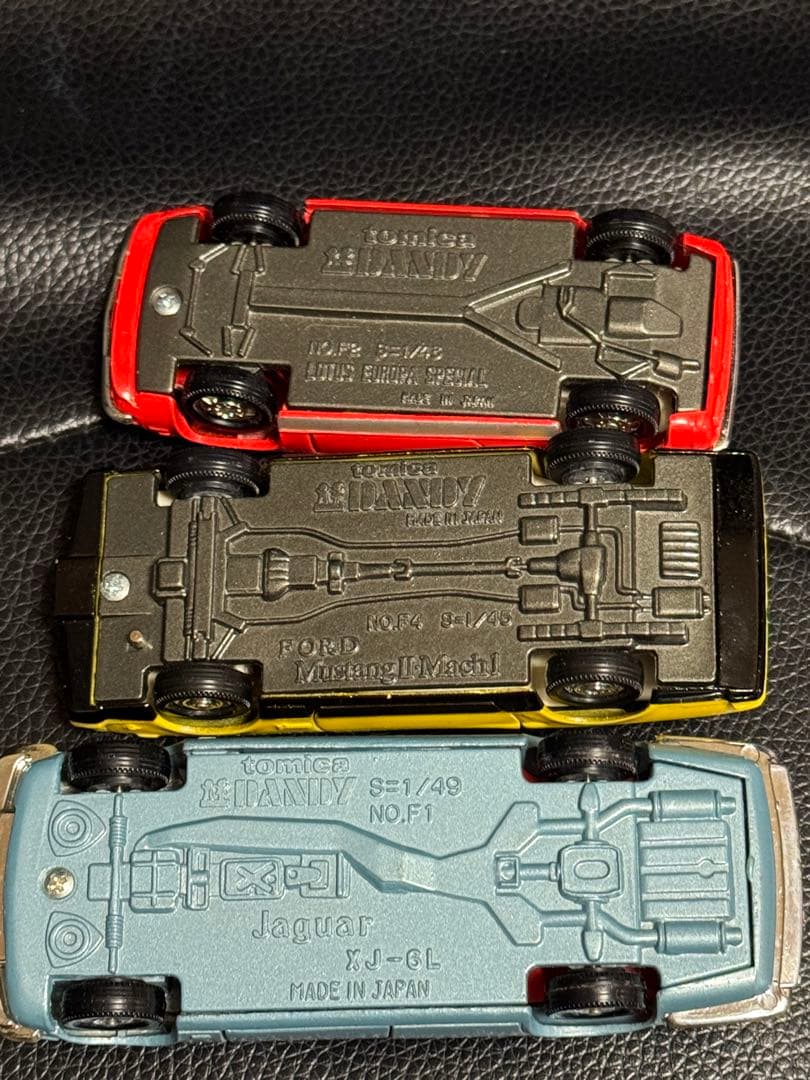 美品 トミカ DANDY 日本製 3台セットジャガーXJ-6Lマスタングロータス
