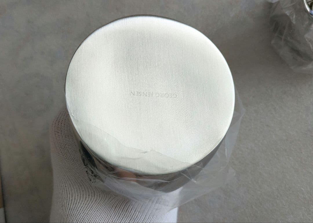 ジョージジェンセン キャンドルホルダー2個セット 50mm 70mm コブラ