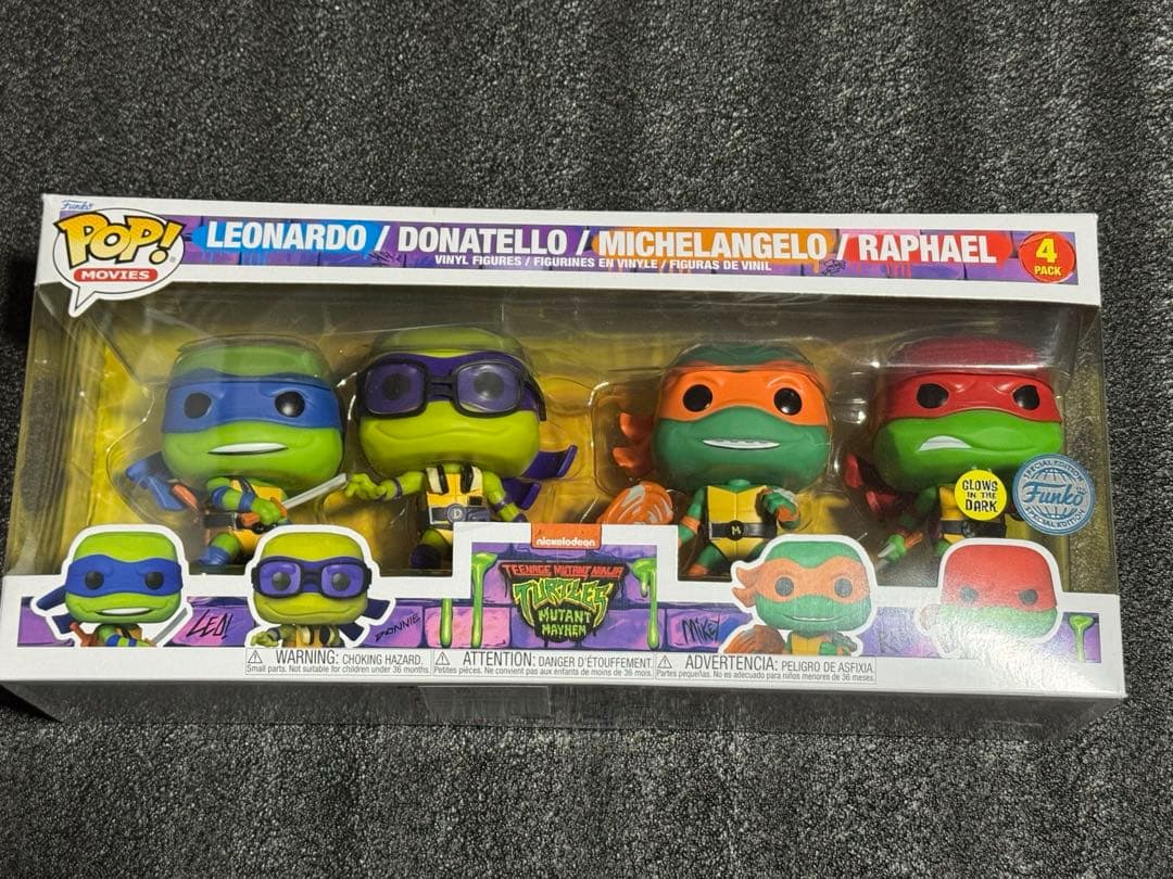 ファンコポップ ミュータントタートルズ ミュータントパニック！限定　4体セット