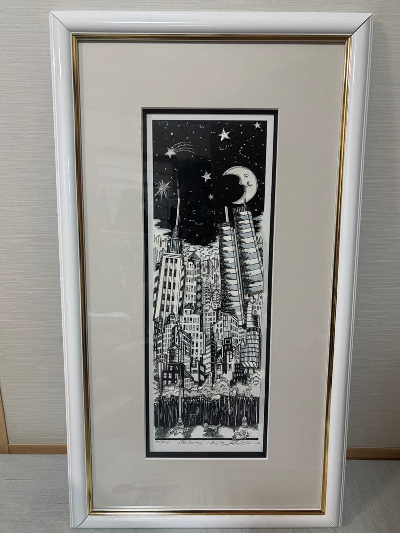 希少　チャールズ　ファジーノ　マンハッタン・シルエット　184/200 3D