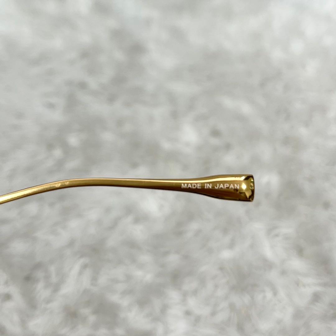 大豆田とわ子 岡田将生着用 999.9 S-145T アンティークゴールド 眼鏡