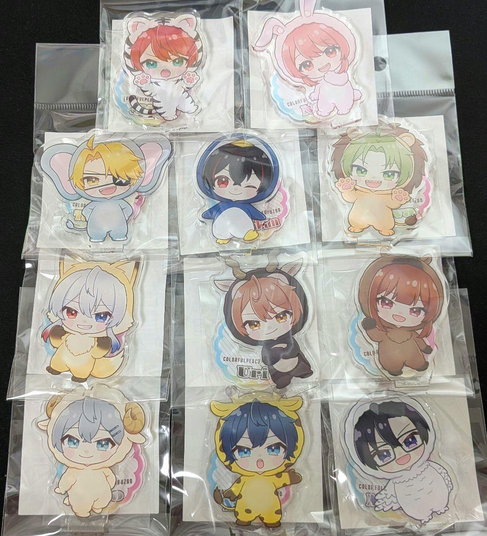 カラフルピーチ＊東武動物公園＊ミニキャラアクスタ全種