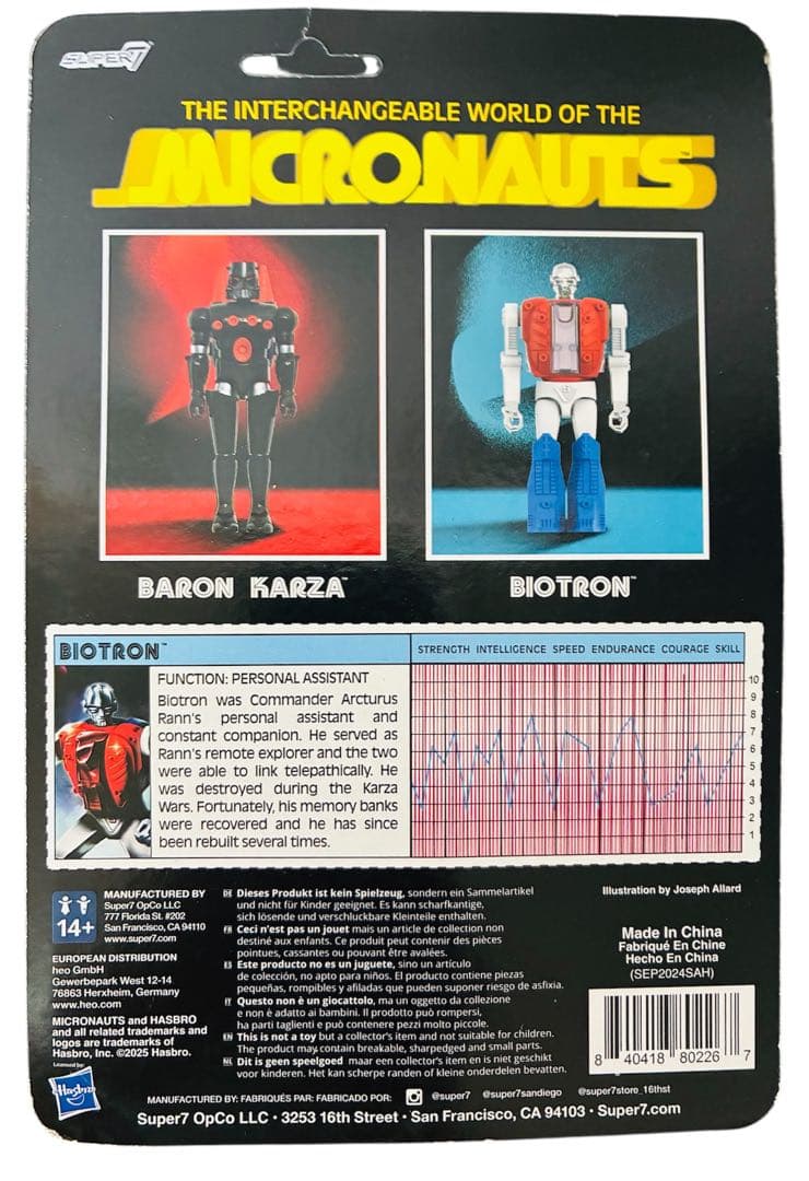 MICRONAUTS BIOTRON フィギュア ロボットマン ミクロマン 特撮 SF