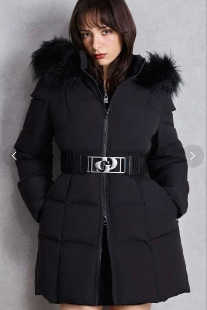 GYDA 2025ジェイダ SymmetryGYDAベルト付きロングダウンコート