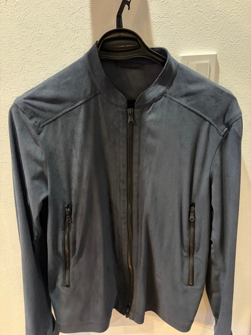 TATRAS ネイビースエードジップアップジャケット