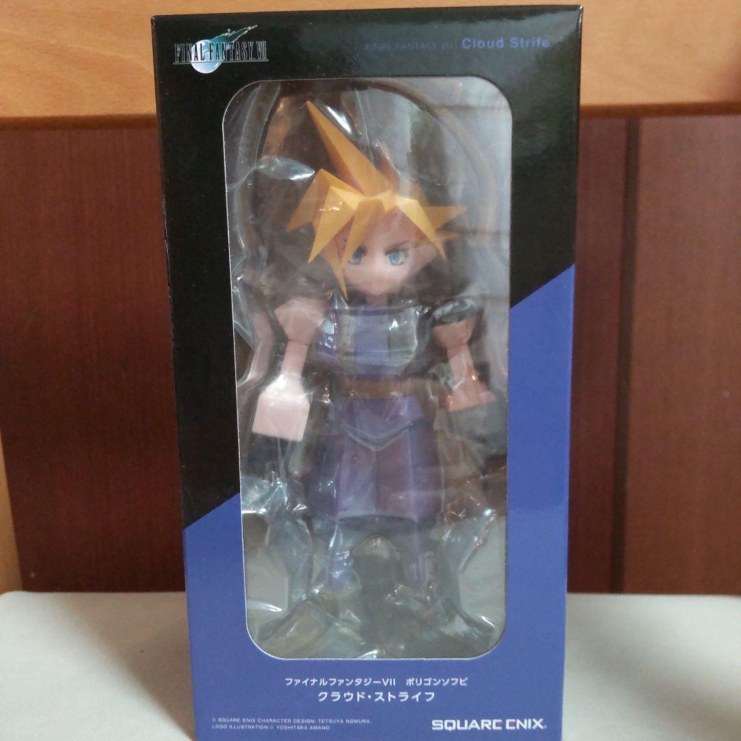 ファイナルファンタジー7 ポリゴンソフビ クラウド・ストライフ - メルカリ