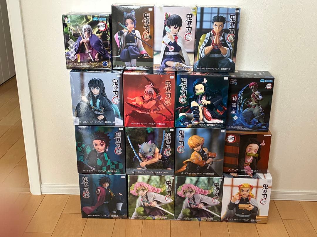 鬼滅の刃　ぬーどるストッパーフィギュア　胡蝶しのぶ　栗花落カナヲ　宇髄天元　煉獄
