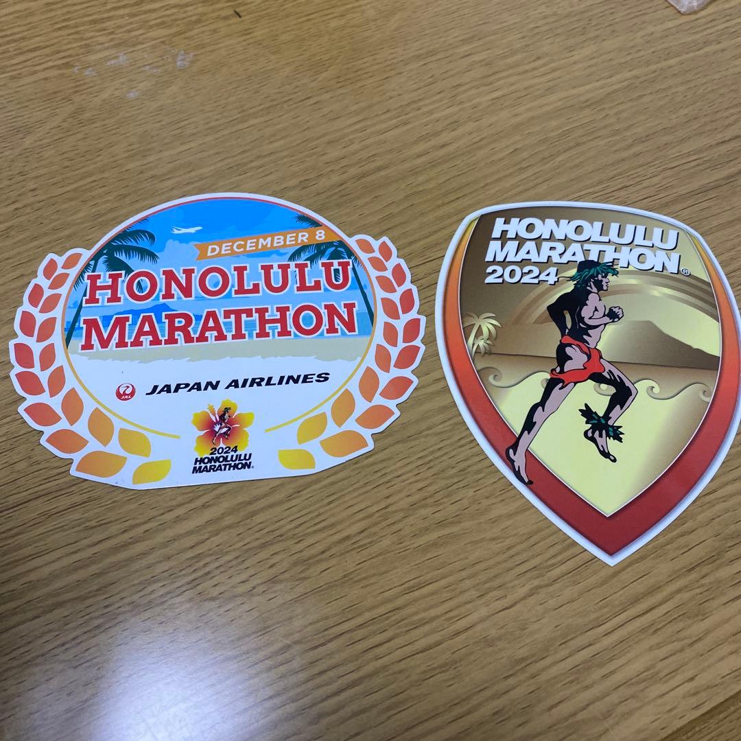 レア】ハワイ ホノルルマラソン 2024年 ステッカー シール Hawaii