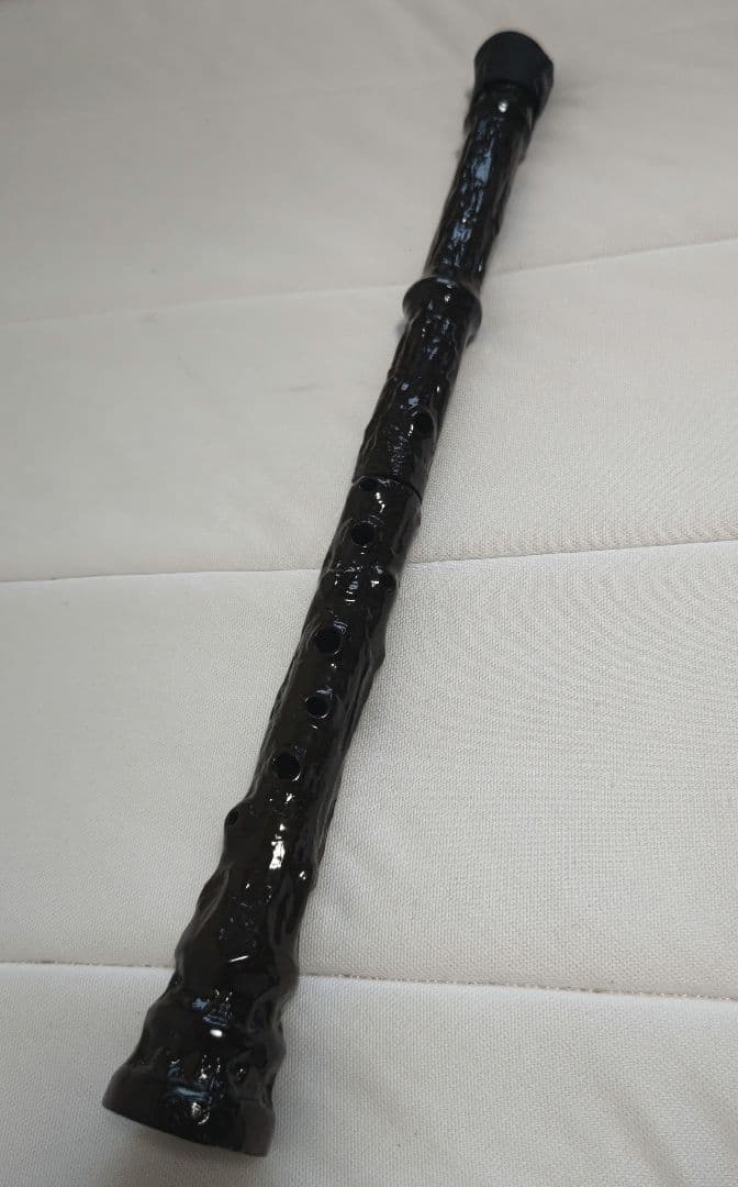 黒 尺八 　黒漆塗り