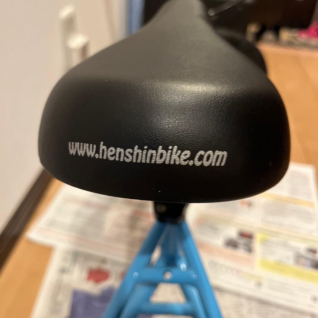 美品 へんしんバイク C14 スカイブルー - メルカリ