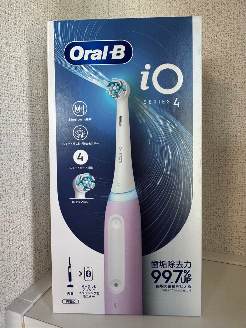 【新品 未開封】Oral-B iOシリーズ4 電動歯ブラシ 本体＋替ブラシ2本 楽天市場】ブラウン オーラルB 電動歯ブラシ iO4 クワイトホワイト