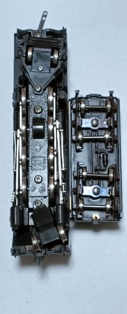 HOゲージ 天賞堂 アダチ D51半流蒸気機関車、カンモーター