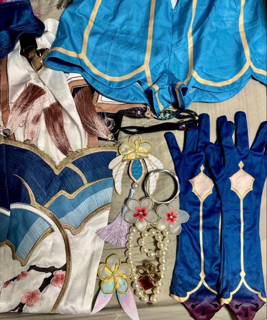 ウィッグ付き】崩壊スターレイル 阮梅 ルアン・メェイ 扇子 Lサイズ