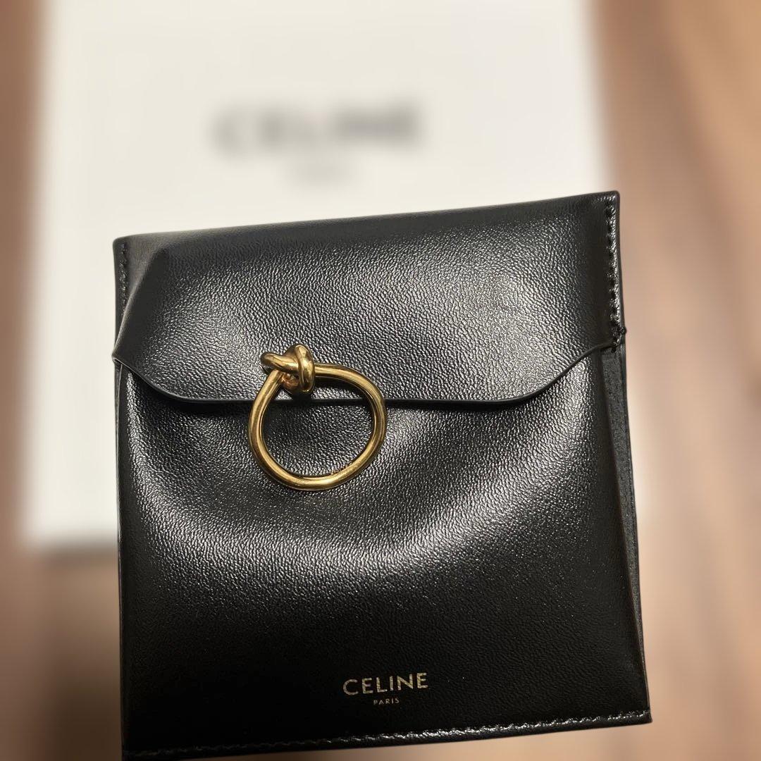 【CELINE】ゴールド ノットリング　52