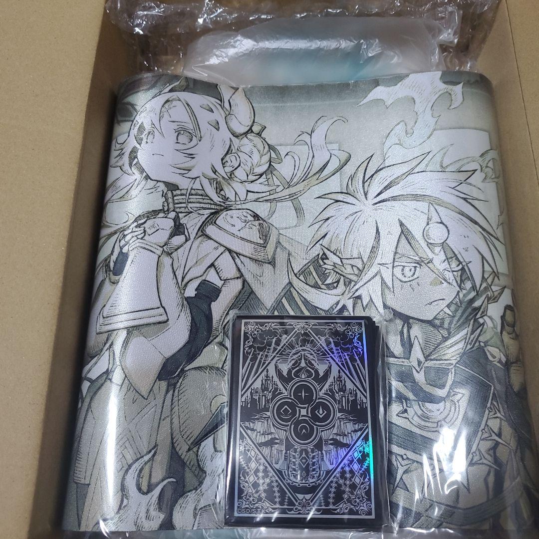 白の物語　プレイマット　ドラグマ　スリーブ　未開封　ニューロン 遊戯王 ニューロン 限定 白の物語 ラバー製 プレイマット ハーフサイズ